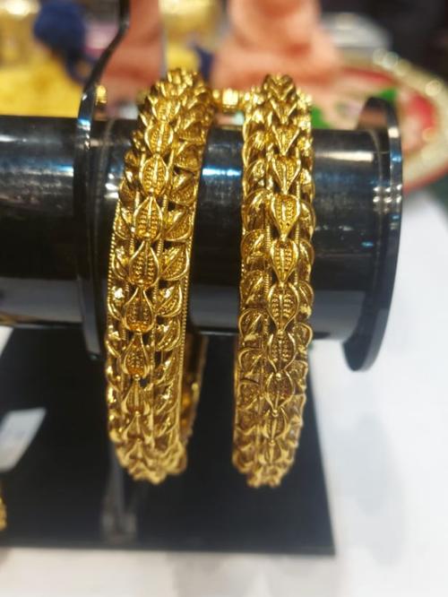gold plated bangle set - 18342695 - Standard Image - 0