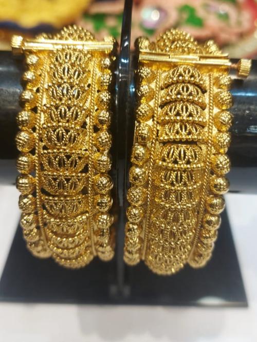 gold plated bangle set - 18342698 - Standard Image - 0