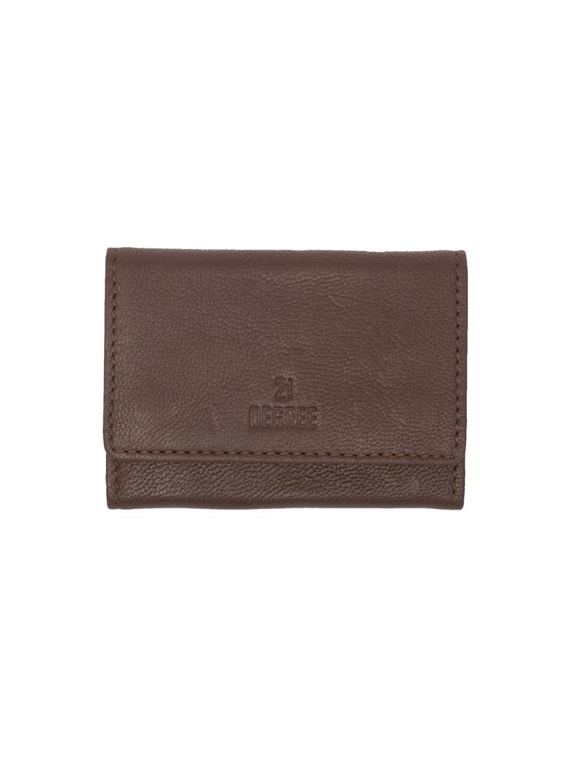 brown genuine leather card holder - 18343071 - Zoom Image - 0