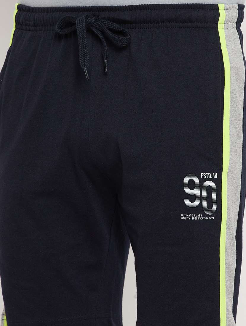 navy blue printed short - 18344683 -  Standard Image - 5