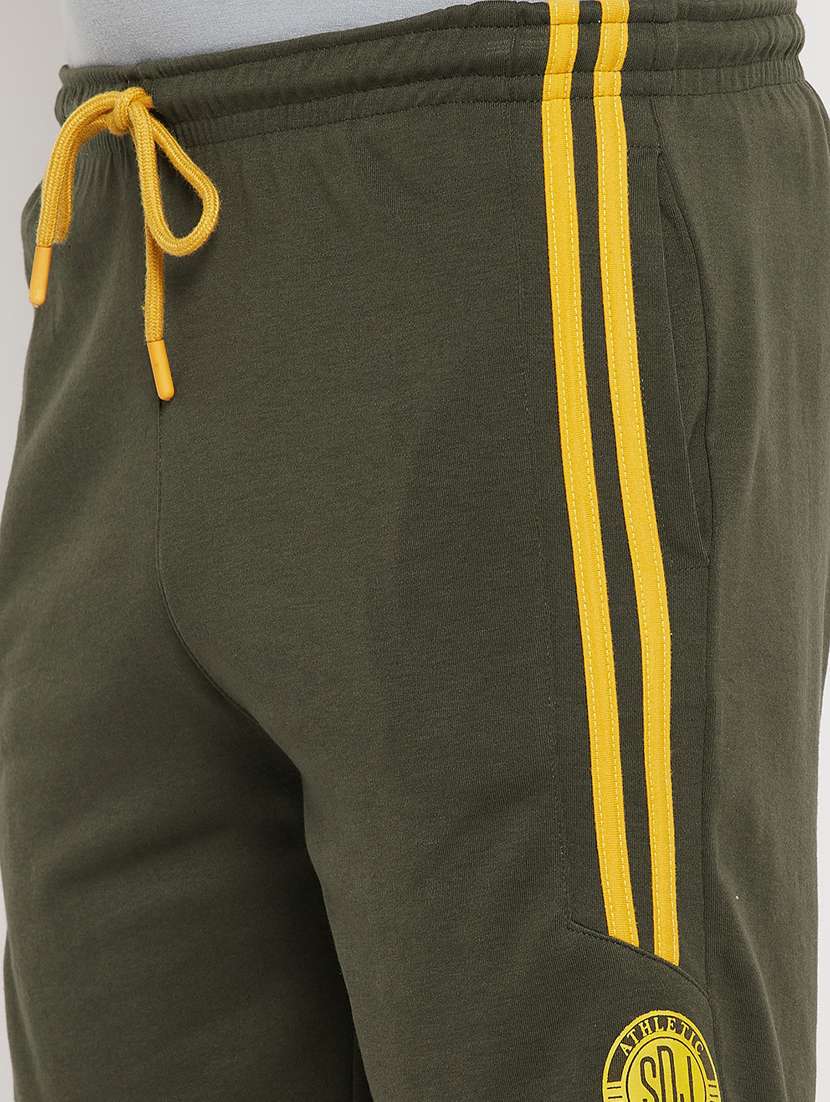 olive-green printed short - 18344690 -  Standard Image - 5