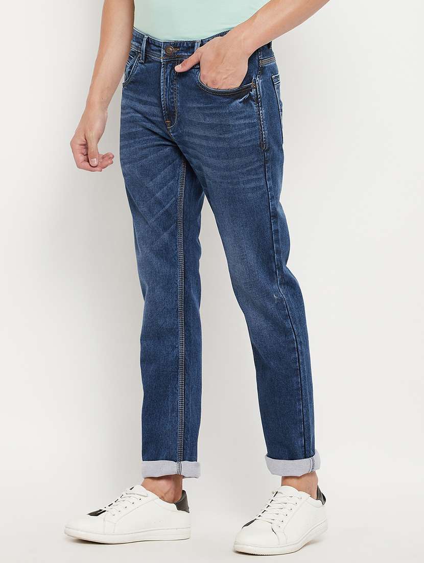 blue light-washed denim jean - 18344698 -  Standard Image - 3