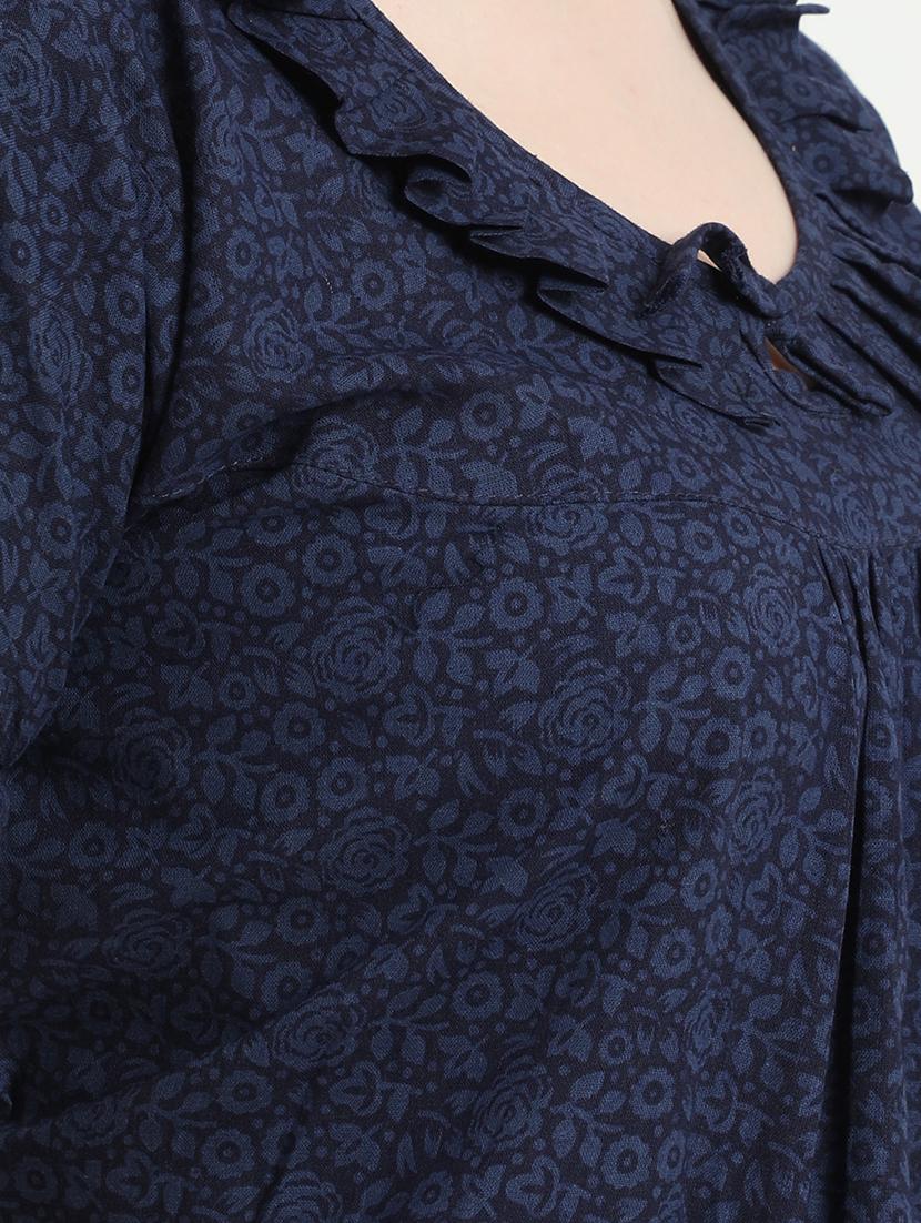 round neck printed sleepshirt - 18345121 - Standard Image - 3
