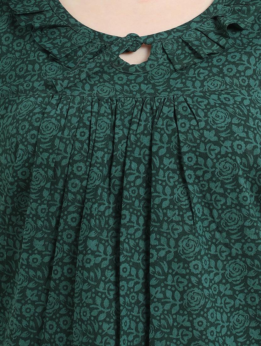 round neck printed sleepshirt - 18345125 - Standard Image - 5