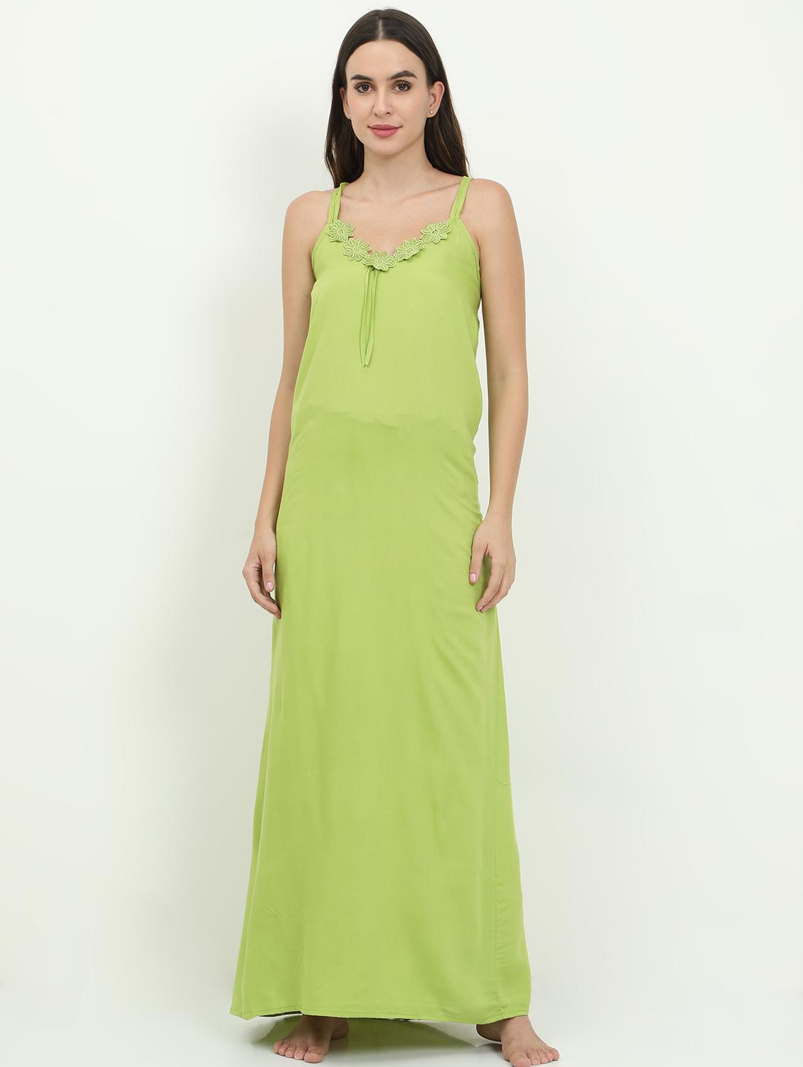 cami neck solid nighty - 18345148 - Zoom Image - 0