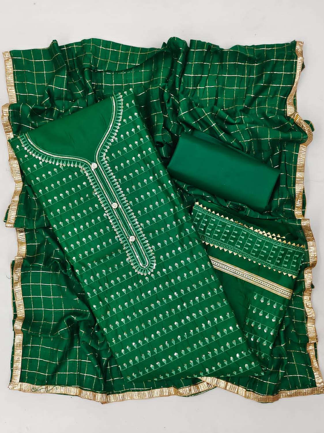 this is unstiched salwar suit material  - 18345240 -  Standard Image - 3