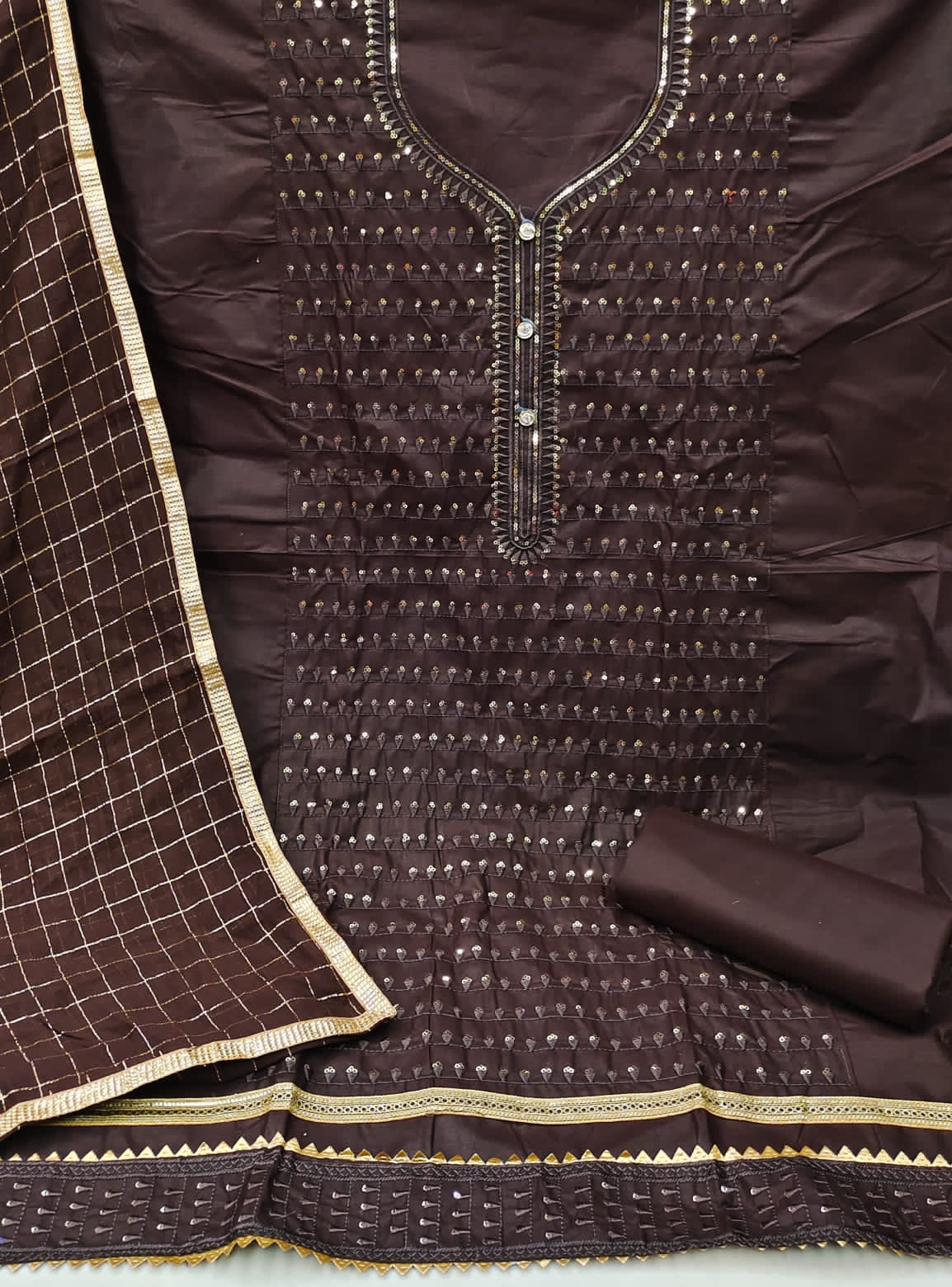 this is unstiched salwar suit material  - 18345240 -  Standard Image - 5