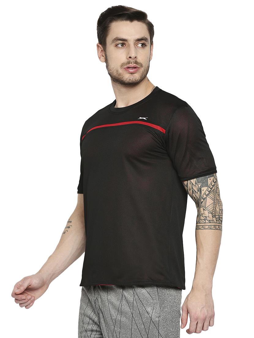 red solid reversible t-shirt - 18345436 - Standard Image - 3