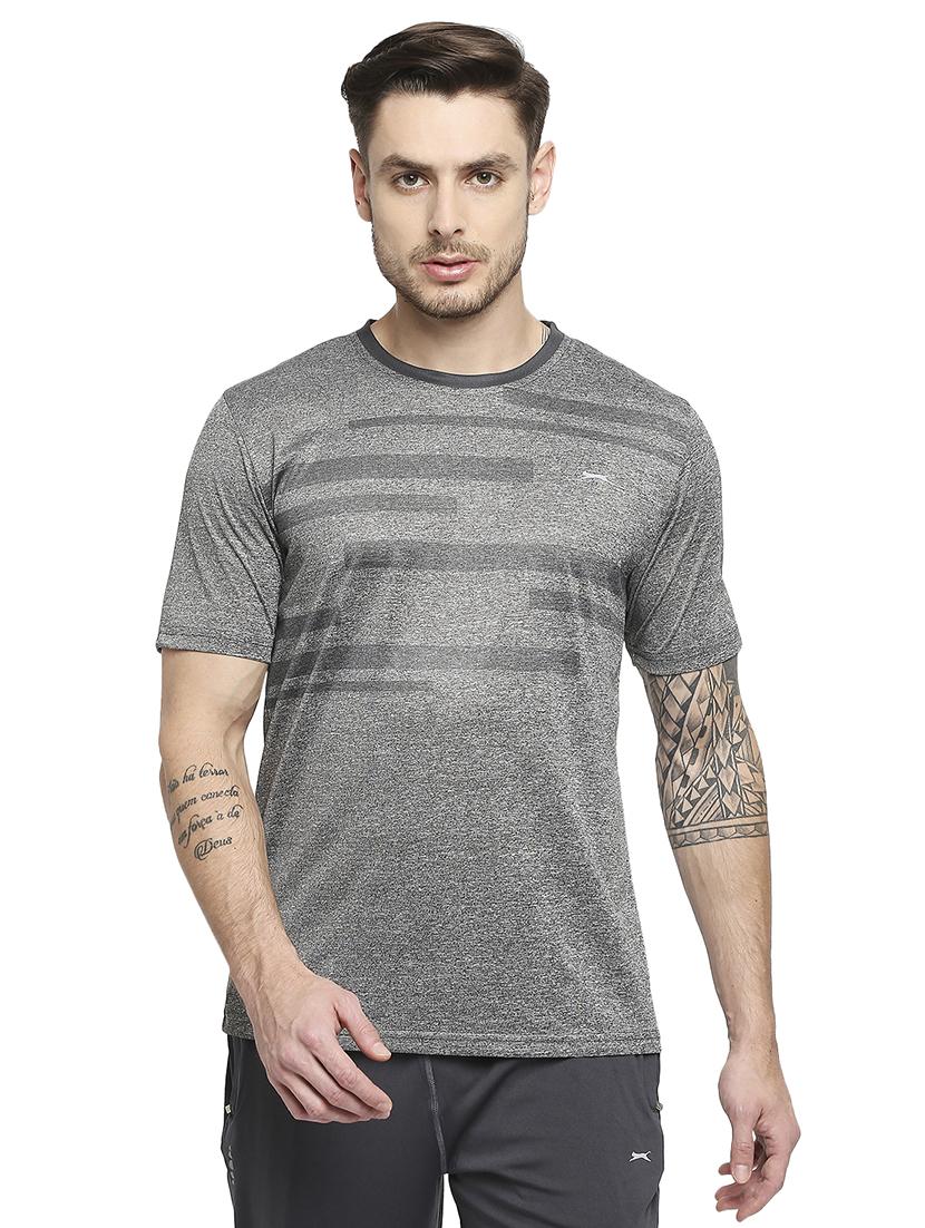 grey melange t-shirt - 18345438 - Zoom Image - 0