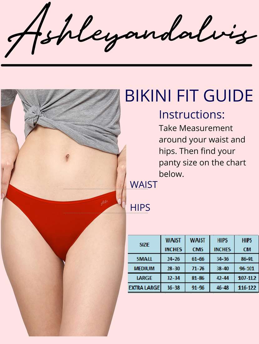 bikini bamboo micro modal, antibacterial, premium women panty - 18345603 -  Standard Image - 5