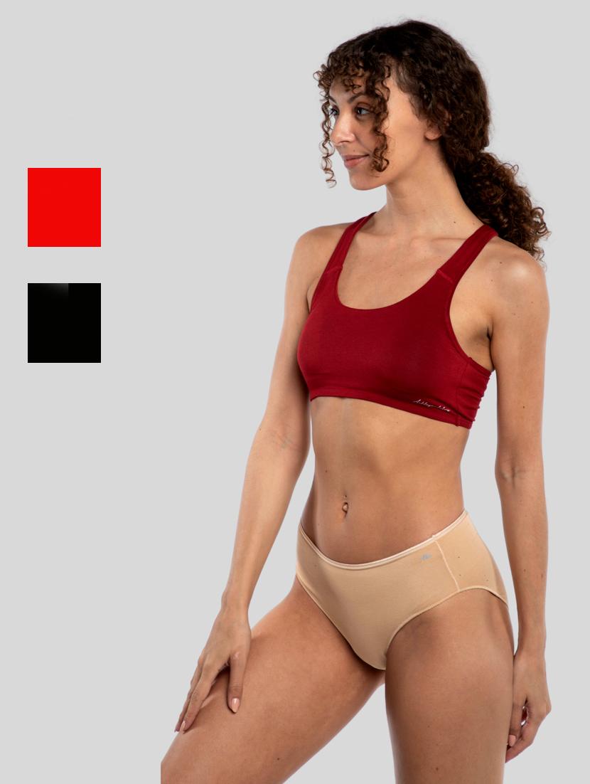 hipster premium women panty, antibacterial,  3x moisture wicking - 18345673 -  Zoom Image - 0
