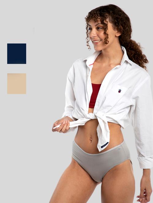 hipster premium women panty, antibacterial,  3x moisture wicking - 18345687 -  Standard Image - 0