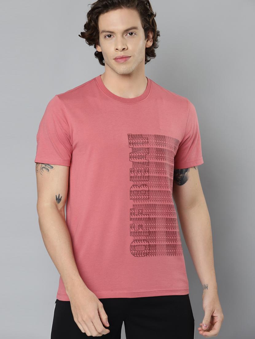 pink front-printed t-shirt - 18346297 - Zoom Image - 0