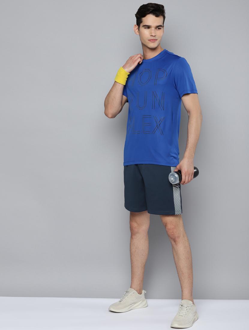 teal color-blocked short - 18346311 - Standard Image - 3