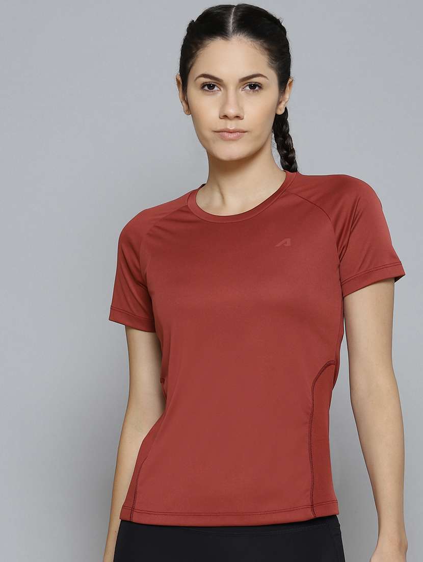 round neck solid sports tee