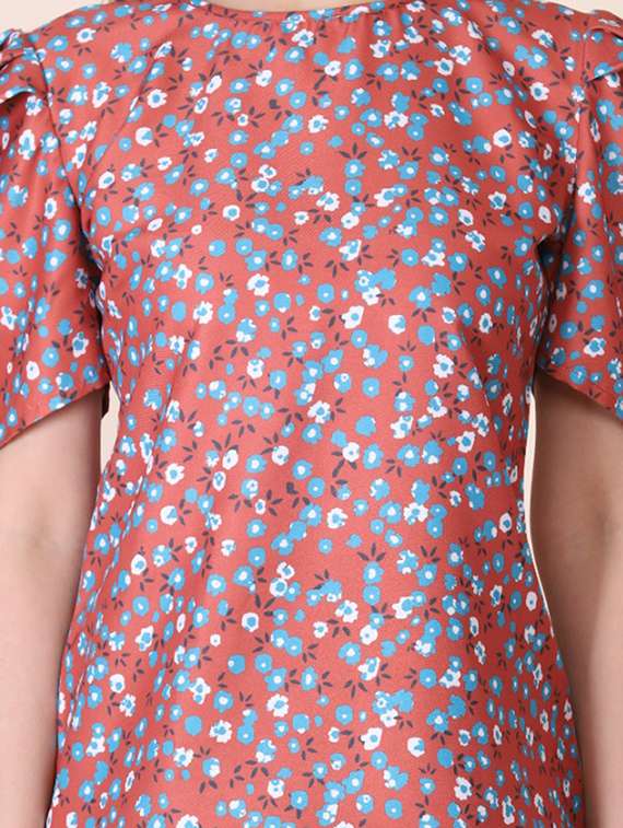 women's straight round neck top - 18346893 - Standard Image - 3