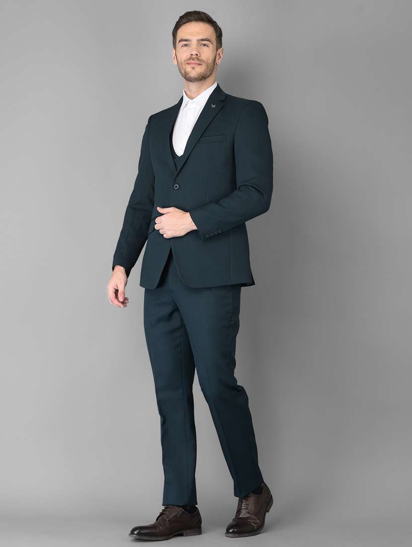 teal solid suit - 18347294 -  Standard Image - 3