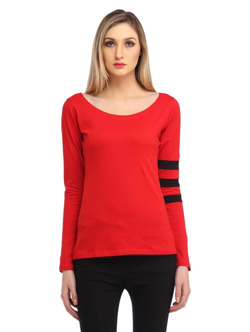 long sleeved solid regular top - 18347490 -  Standard Image - 0