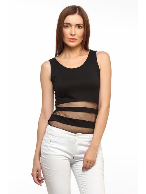 round neck solid top - 18347628 -  Standard Image - 0