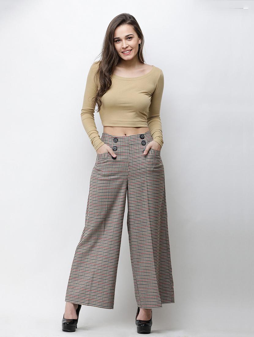 long sleeved solid crop top - 18347666 - Standard Image - 3
