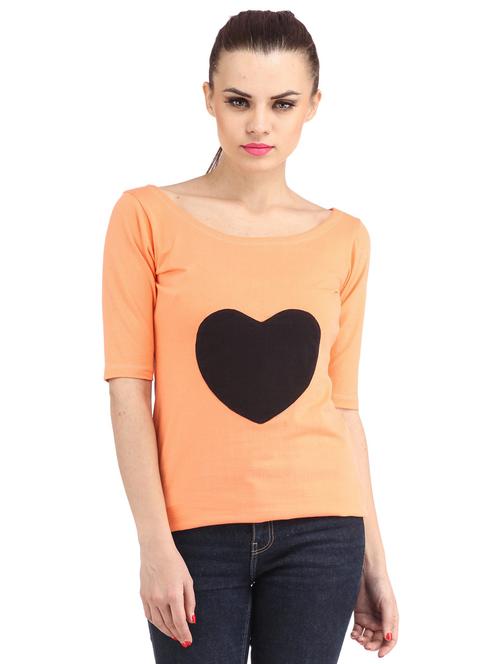 boat neck printed top - 18347745 -  Standard Image - 0