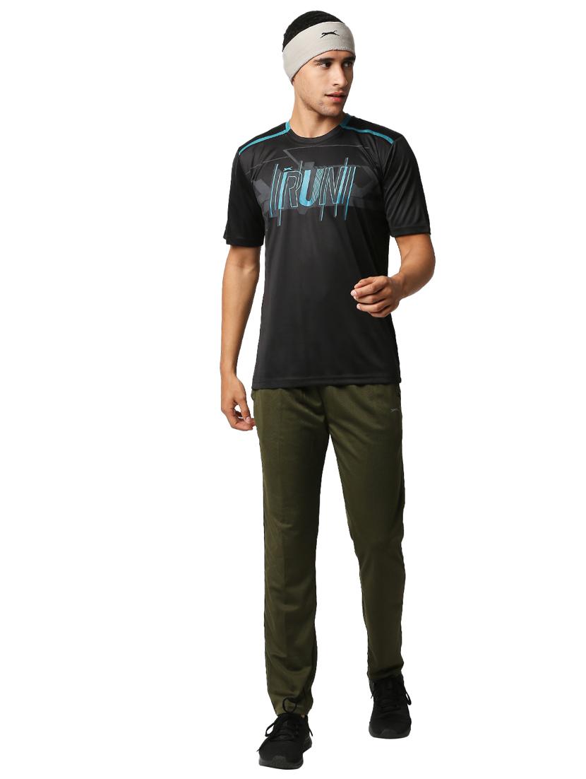 black chest-printed t-shirt - 18349160 - Standard Image - 3