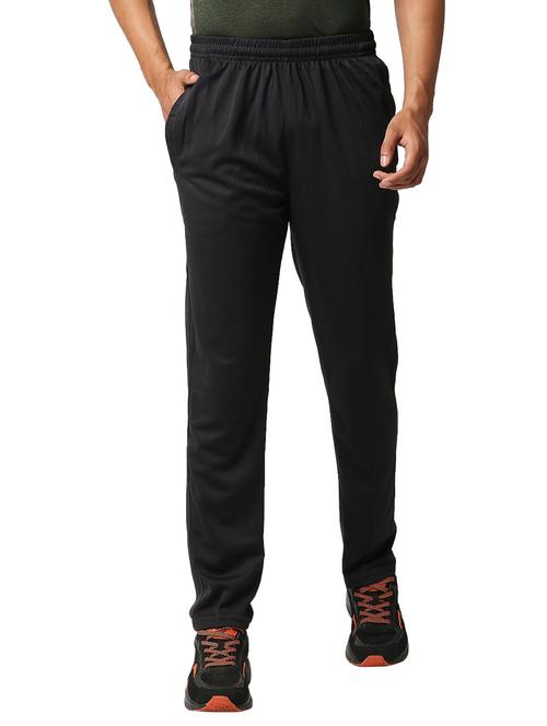 grey solid full length track pant - 18349265 -  Standard Image - 0