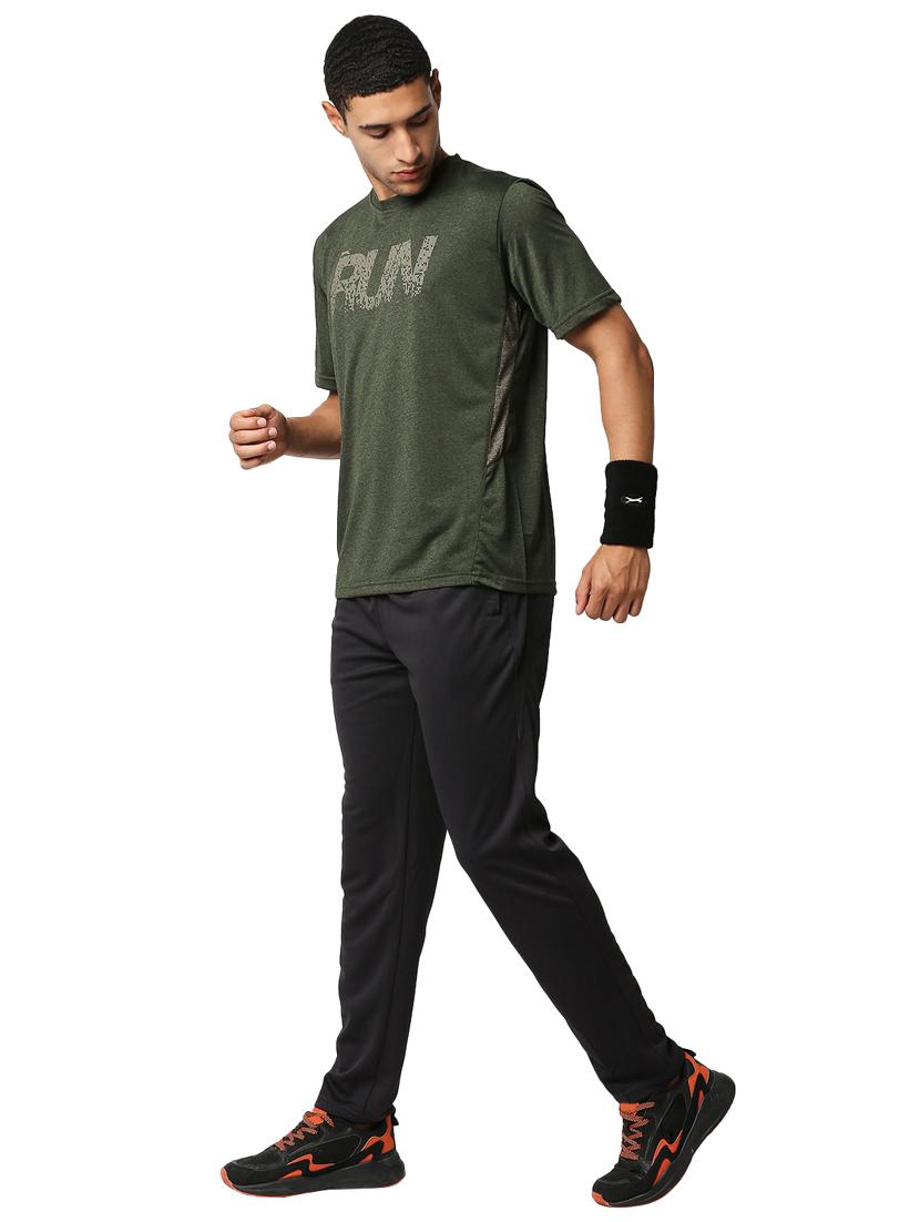 grey solid full length track pant - 18349265 - Standard Image - 3