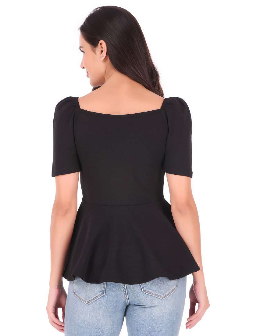 square neck  solid top  - 18349306 -  Standard Image - 3