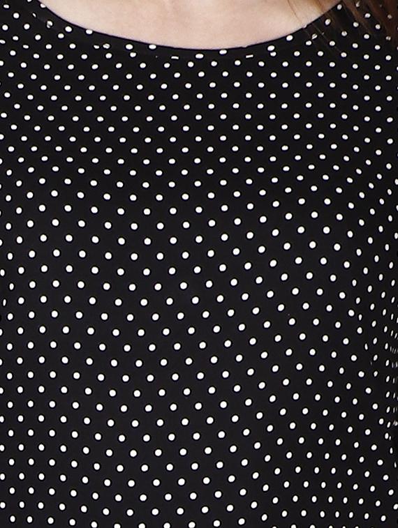 round neck printed top - 18349310 - Standard Image - 3