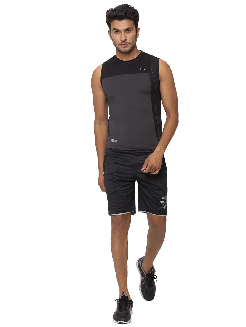 black solid short - 18351162 - Standard Image - 3