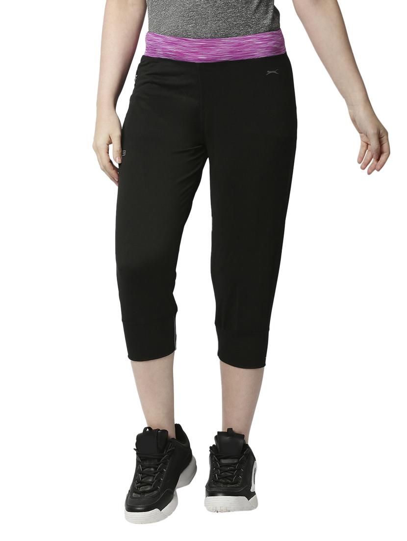 black solid leggings capri - 18351328 - Zoom Image - 0