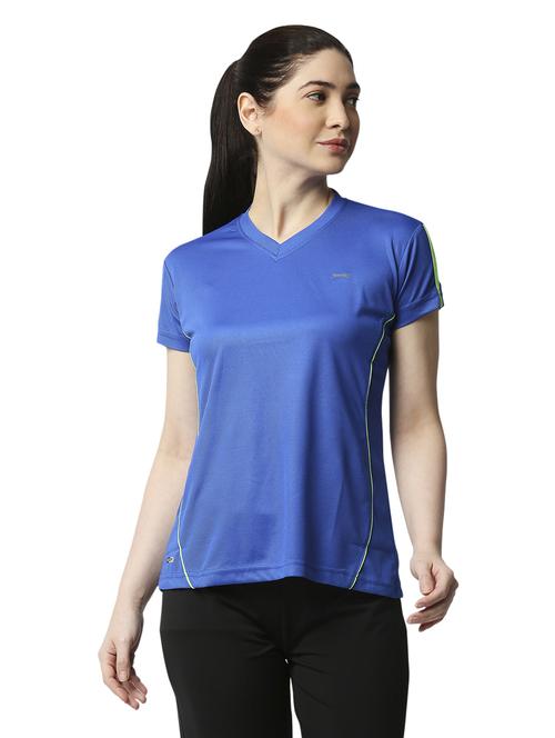 v-neck contrast piped top - 18351348 -  Standard Image - 0