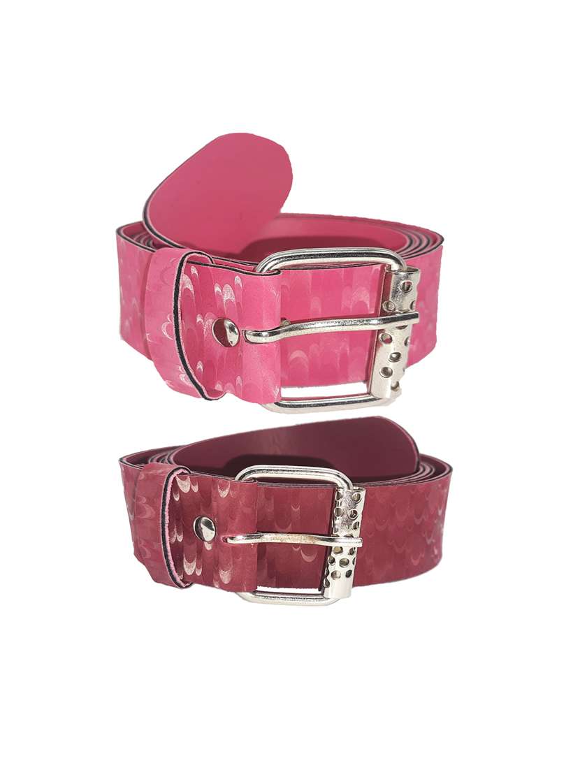 pack of 2 multi colored belt