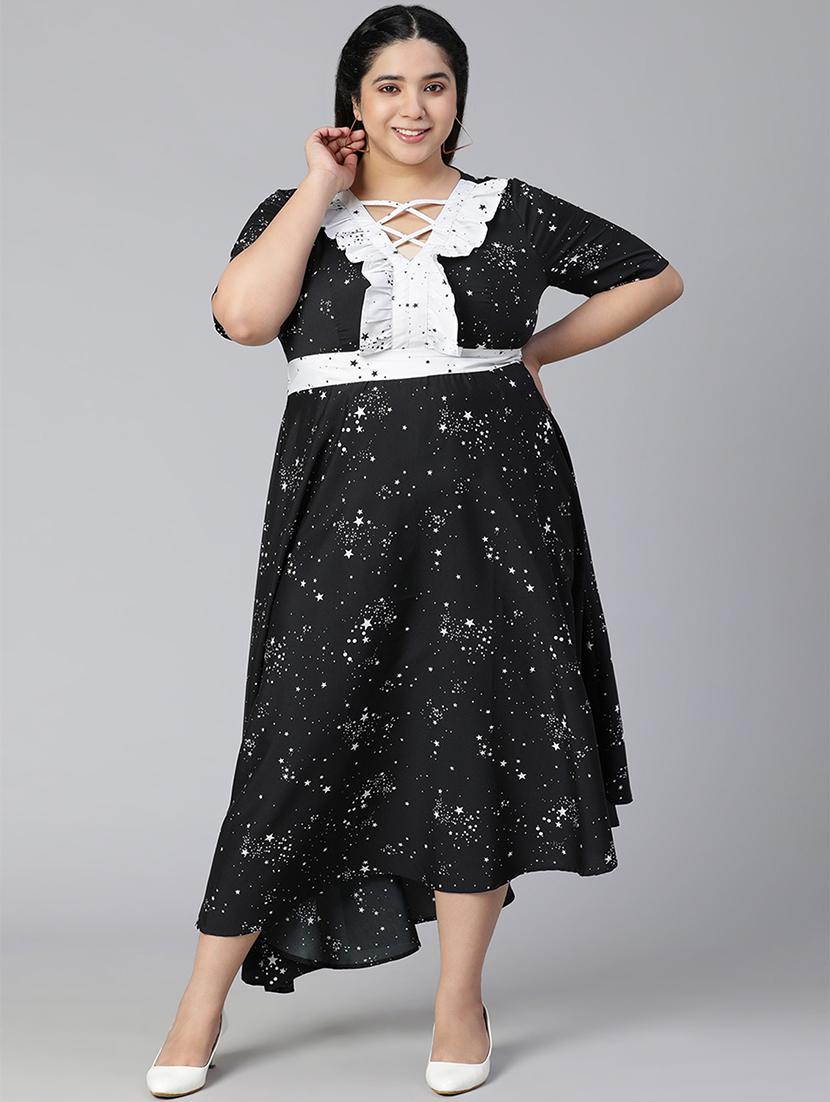 v-neck printed maxi dress - 18354488 - Zoom Image - 0