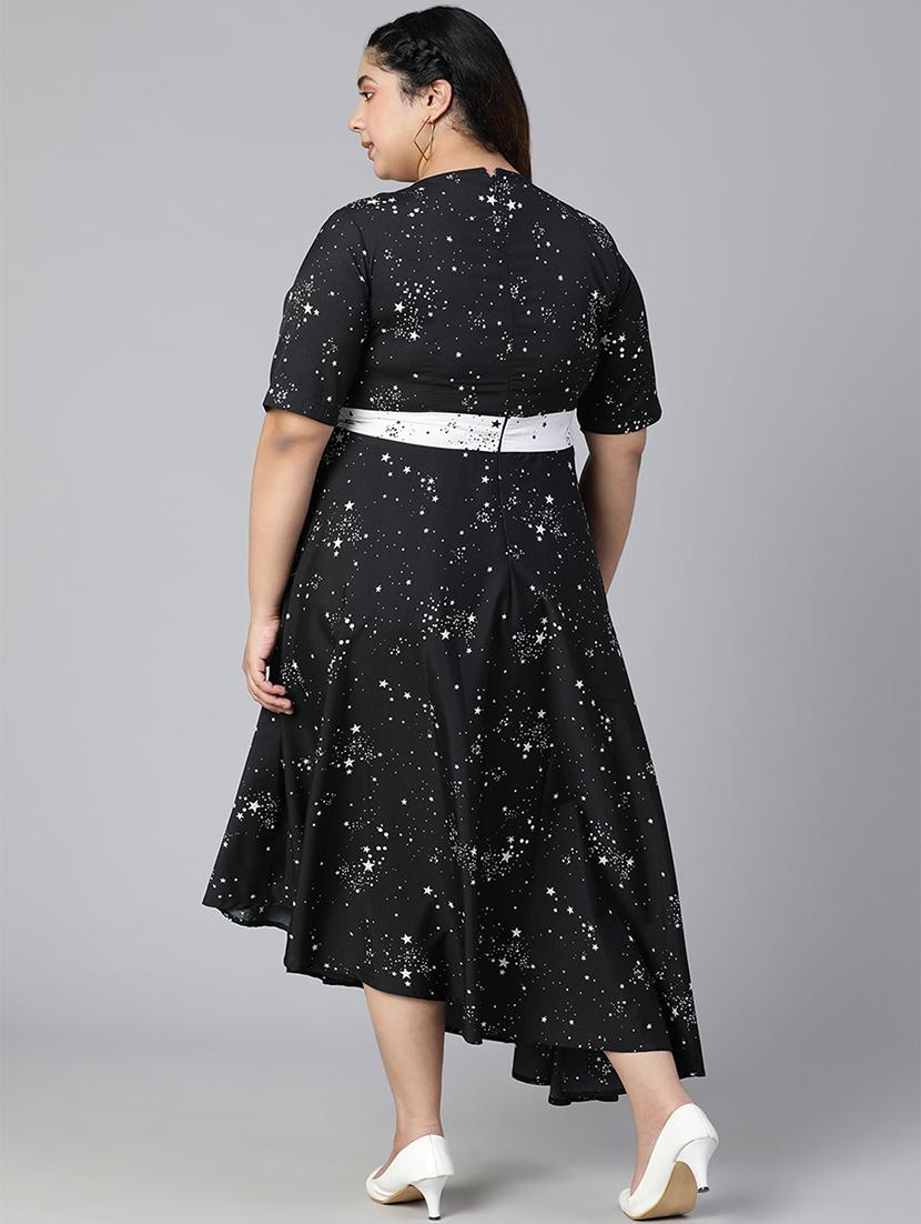 v-neck printed maxi dress - 18354488 - Standard Image - 3
