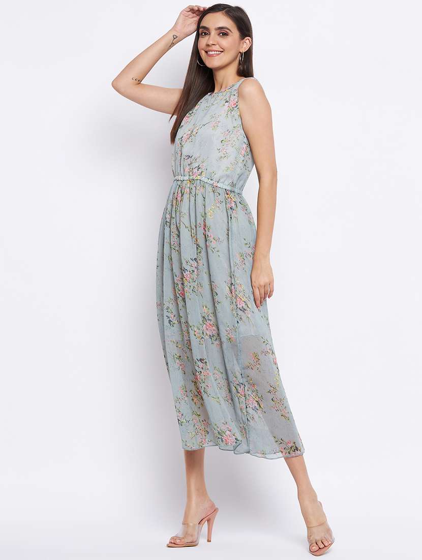 women's fit & flare floral dress - 18354940 -  Standard Image - 3