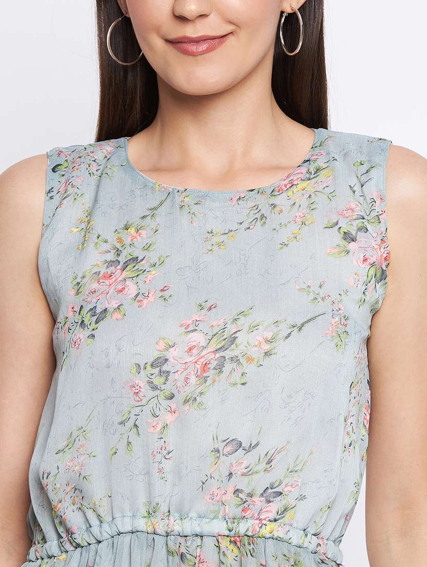 women's fit & flare floral dress - 18354940 -  Standard Image - 5