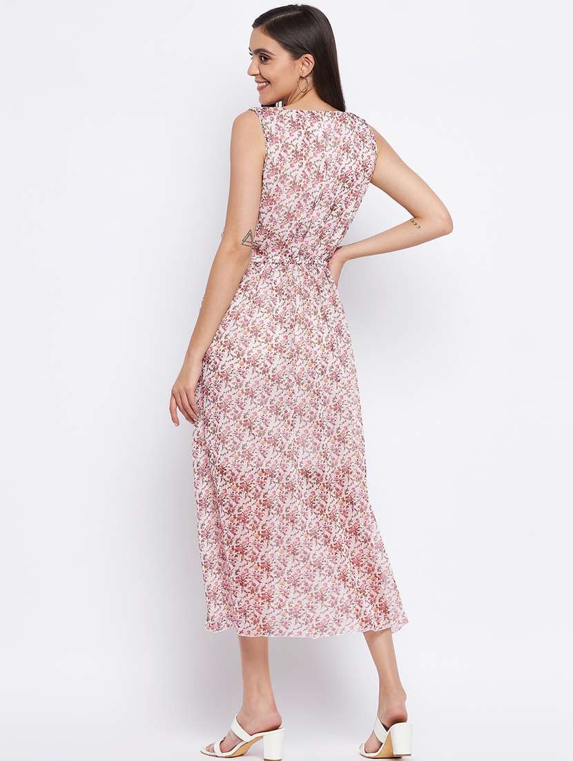 women's fit & flare floral dress - 18354942 -  Standard Image - 3