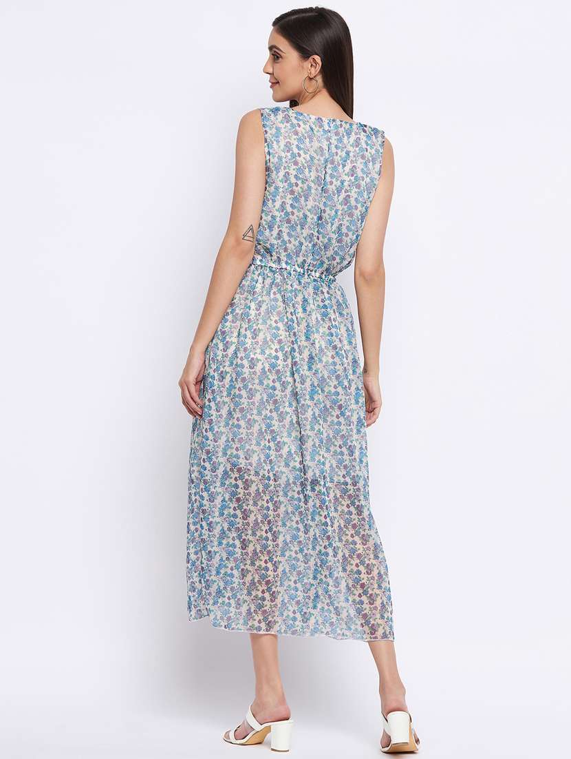 women's fit & flare floral dress - 18354945 -  Standard Image - 3