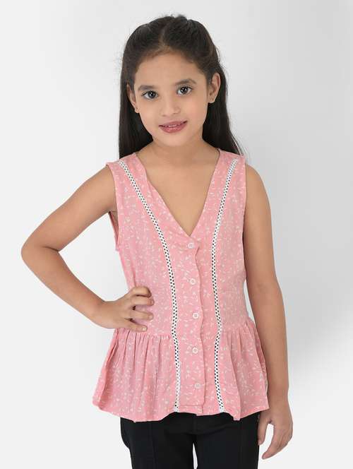 girls v-neck top - 18355332 -  Standard Image - 0