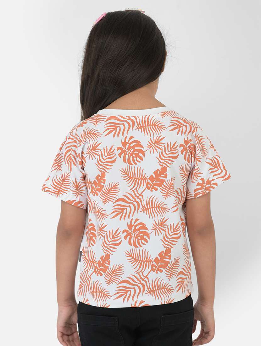 white printed regular tee - 18355337 -  Standard Image - 3