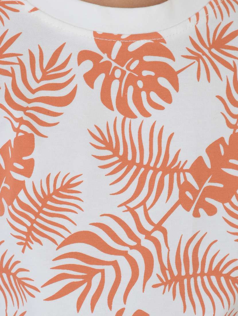 white printed regular tee - 18355337 -  Standard Image - 5