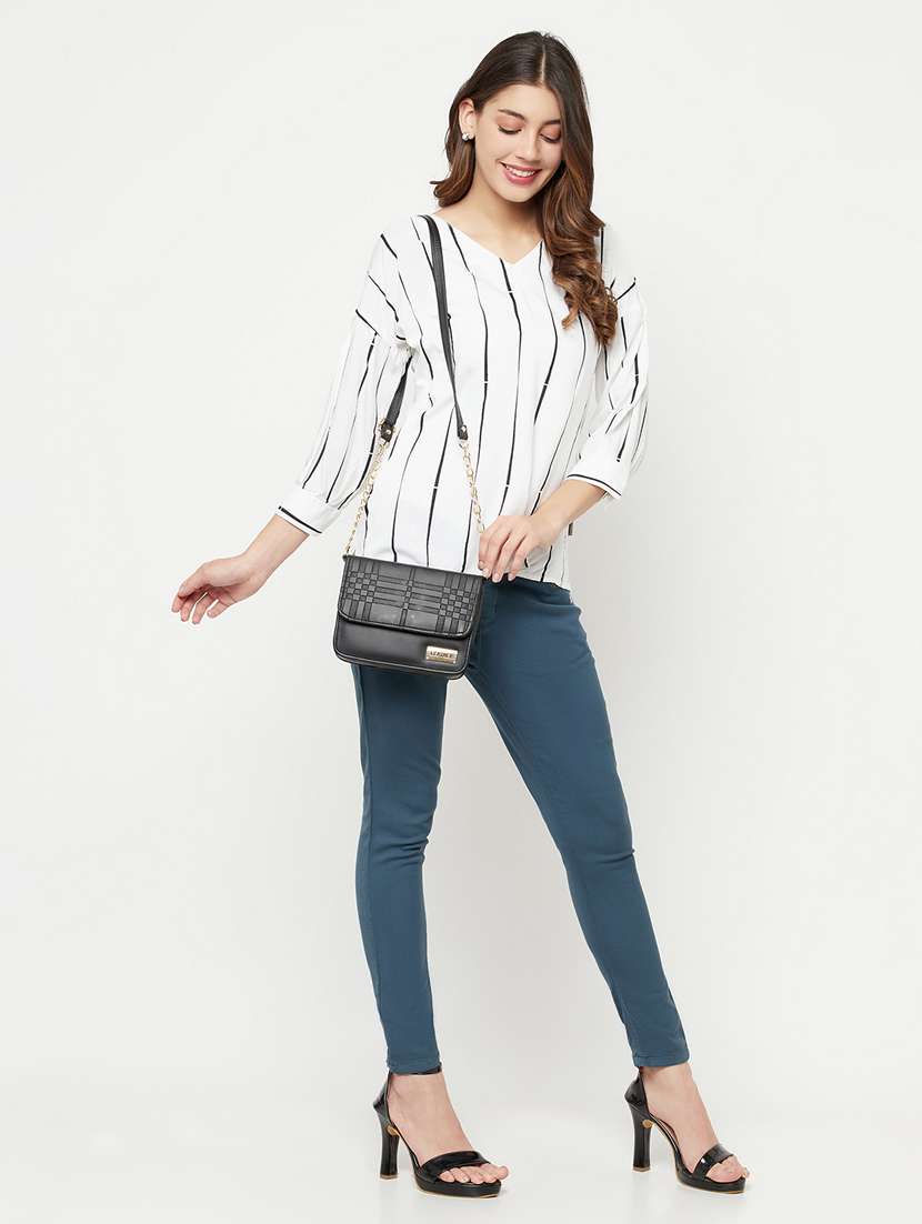 women's plain slim fit jeans - 18355358 - Standard Image - 3
