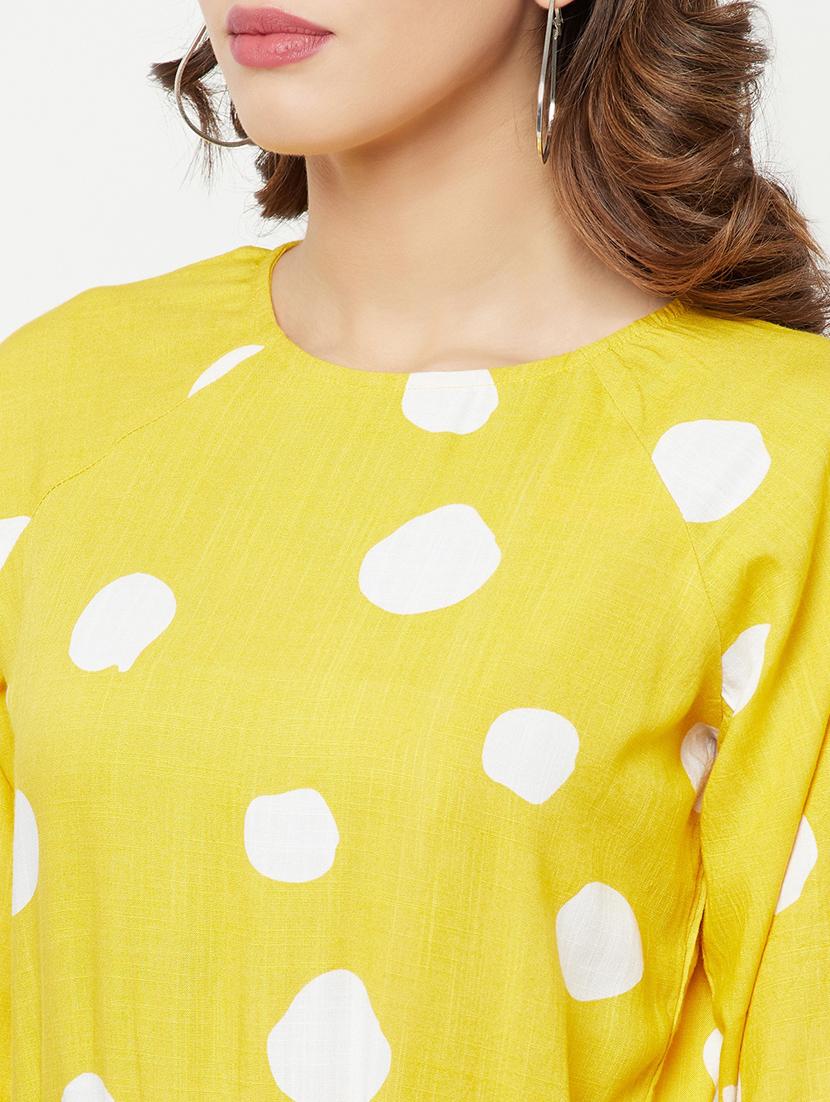 tie front polka dot full leg jumpsuit - 18355362 - Standard Image - 3