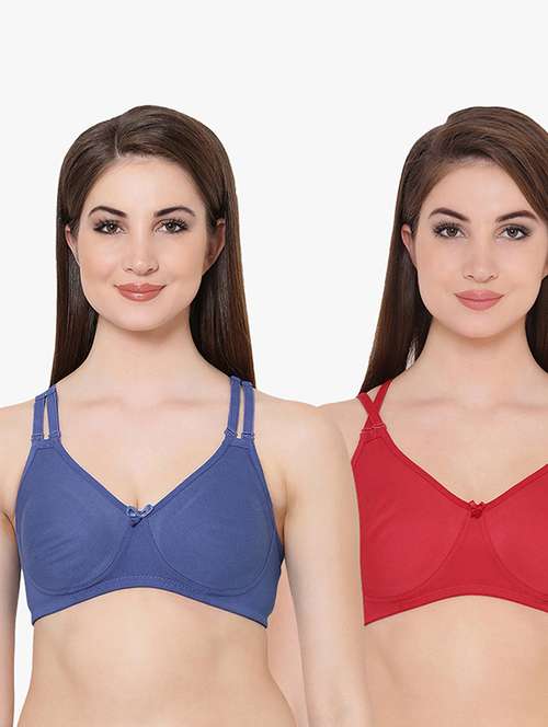 pack of 2 solid t-shirt bra - 18355622 - Standard Image - 0