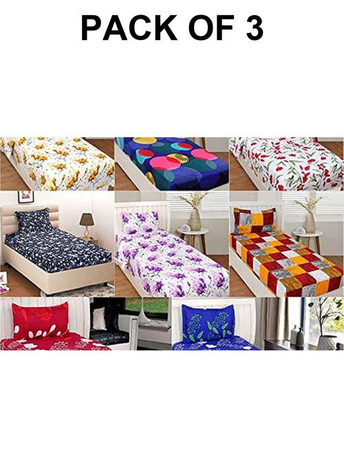 home decore 3d printed bedsheet withour  - 18355756 -  Standard Image - 0