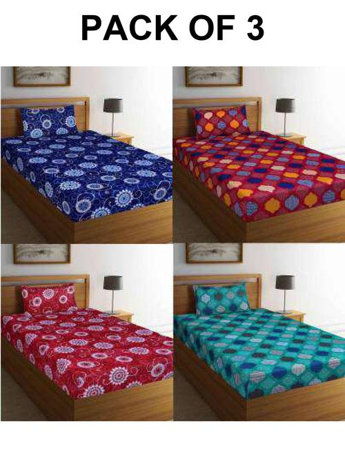 home decore 3d printed bedsheet withour  - 18355758 -  Standard Image - 0