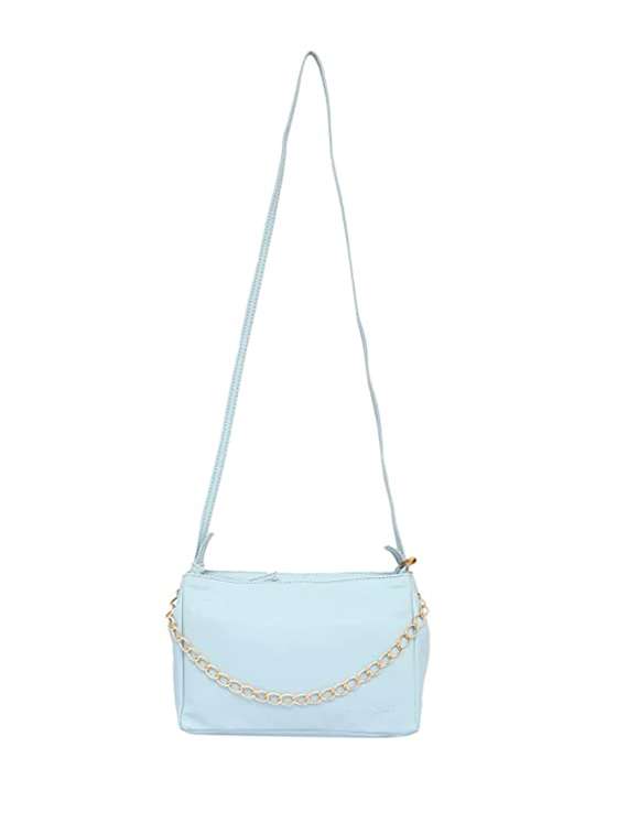 light blue solid regular sling bag - 18355921 - Zoom Image - 0