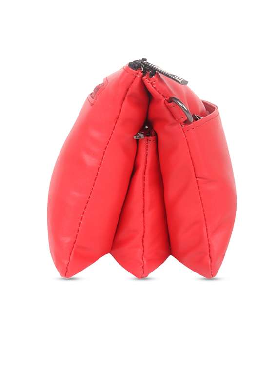 red solid regular sling bag - 18355936 -  Standard Image - 3